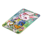 Pasen Bunny Magnet Magneet (Linkerzijde)