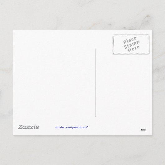 Pasen Bunny Mail Feestdagenkaart (Achterkant)