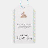 Pasen Bunny Mail Speciale Levering Cadeaulabel (Achterkant)