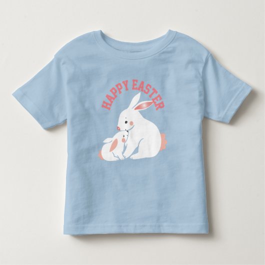 Pasen Bunny Mam en Baby Kinder Shirts (Voorkant)
