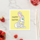 Pasen Bunny met Egg Napkins Servet (Insitu)