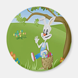Pasen Bunny met eieren Magneet