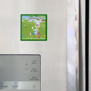 Pasen Bunny met eieren Magneet