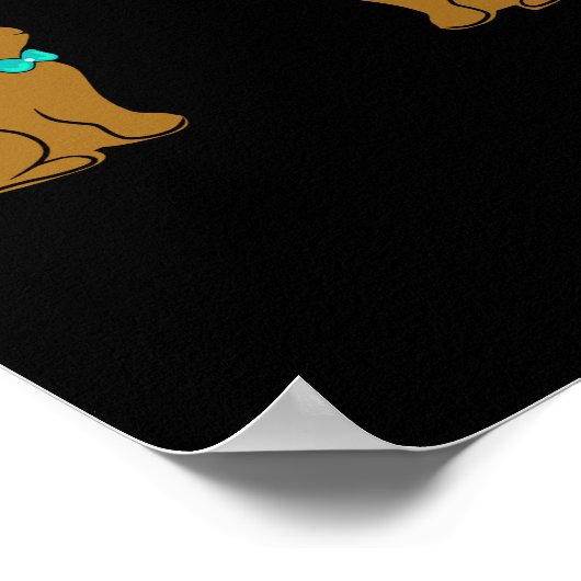 Pasen Bunny m'n but Hurts. What_ Cute Rabbit Poster (Hoek)