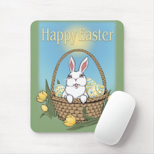 Pasen Bunny Mousepad Festive Easter Decorations Muismat (Met muis)
