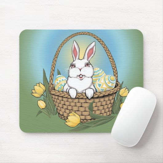 Pasen Bunny Mousepad Festive Easter Decorations Muismat (Met muis)