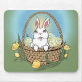 Pasen Bunny Mousepad Festive Easter Decorations Muismat (Voorkant)