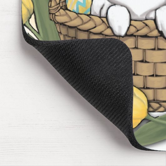 Pasen Bunny Mousepad Festive Easter Decorations Muismat (Hoek)