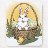 Pasen Bunny Mousepad Festive Easter Decorations Muismat (Voorkant)