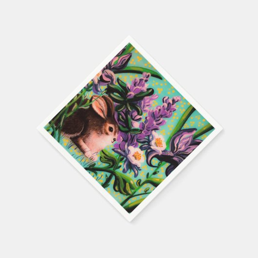 Pasen Bunny Napkin Servet (Hoek)