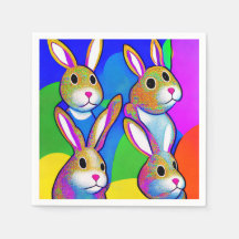 Pasen Bunny Napkins
