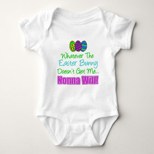 Pasen Bunny Nonna Will Romper (Voorkant)