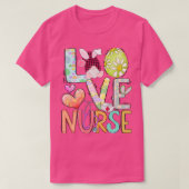 Pasen Bunny Nurse T-shirt (Design voorkant)