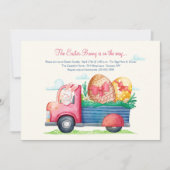 Pasen Bunny onderweg Kaart (Voorkant)