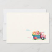 Pasen Bunny onderweg Kaart (Achterkant)