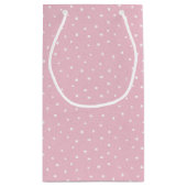 Pasen Bunny op Polka Dots Klein Cadeauzakje (Achterkant)