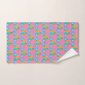 Pasen Bunny op vakantie Bad Handdoek (Handdoek)