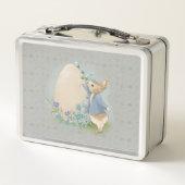 Pasen Bunny Peter Metal Lunch Box (Achterkant)