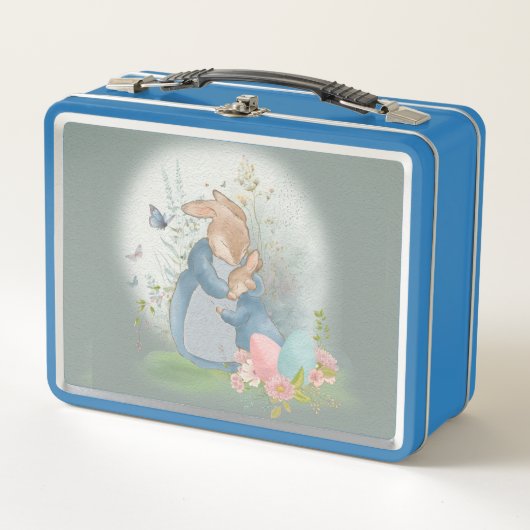 Pasen Bunny Peter Metal Lunch Box (Voorkant)