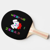 Pasen Bunny Ping Pong Paddle Tafeltennisbatje (Zijkant)