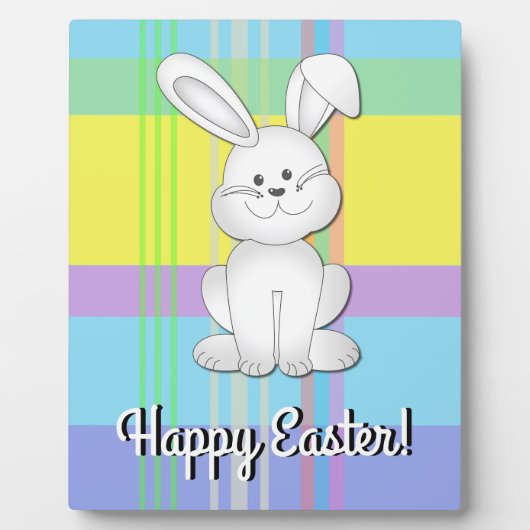 Pasen Bunny Pset Plaque Fotoplaat (Voorkant)