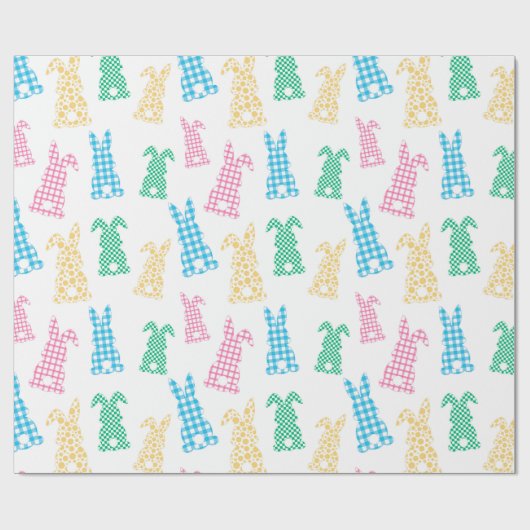 Pasen Bunny Rabbit Pset Cadeaupapier (Vlak)