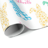 Pasen Bunny Rabbit Pset Cadeaupapier (Rol Hoek)