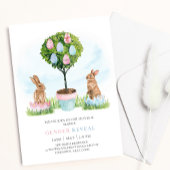Pasen Bunny Rabbits Spring Baby Kaart