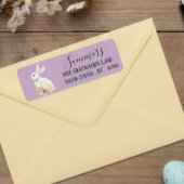 Pasen Bunny Script-adres Etiket