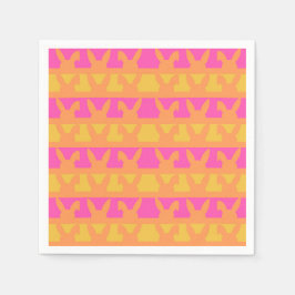 Pasen Bunny silhouet patroon Servet