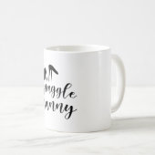 Pasen Bunny Spring Easter Broad Funny Gift Idee Koffiemok (Voorkant rechts)
