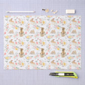 Pasen Bunny Spring Floral Tissuepapier (Craft)