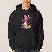 Pasen Bunny Spring Gnome Easter Egg Hunting and B Hoodie (Voorkant)