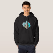 Pasen Bunny Spring Gnome Easter Egg Hunting and B Hoodie (Voorkant volledig)