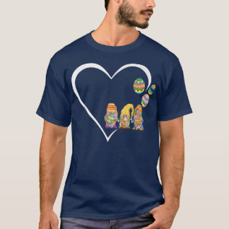 Pasen Bunny Spring Gnome Easter Egg Hunting and B T-shirt