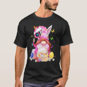Pasen Bunny Spring Gnome Easter Egg Hunting and B T-shirt (Voorkant)