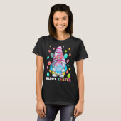 Pasen Bunny Spring Gnome Easter Egg Hunting and B T-shirt (Voorkant volledig)