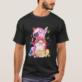 Pasen Bunny Spring Gnome Easter Egg Hunting and B T-shirt (Voorkant)