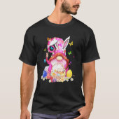 Pasen Bunny Spring Gnome Easter Egg Hunting and B T-shirt (Voorkant)