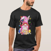Pasen Bunny Spring Gnome Easter Egg Hunting and B T-shirt (Voorkant)