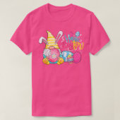 Pasen Bunny Spring Gnome Easter Egg Hunting and B T-shirt (Design voorkant)