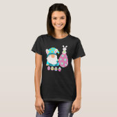 Pasen Bunny Spring Gnome Easter Egg Hunting and B T-shirt (Voorkant volledig)