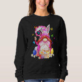 Pasen Bunny Spring Gnome Easter Egg Hunting and B Trui (Voorkant)