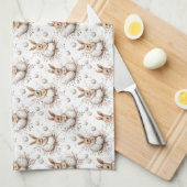 Pasen Bunny Spring Theedoek (Quarter Fold)