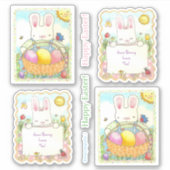 Pasen Bunny Sticker (Voorkant)