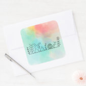 Pasen Bunny Sticker (Envelop)