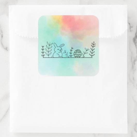 Pasen Bunny Sticker (Tas)