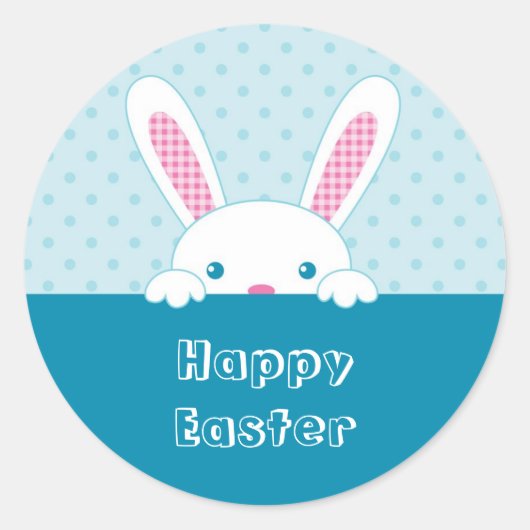 Pasen Bunny Sticker (Voorkant)