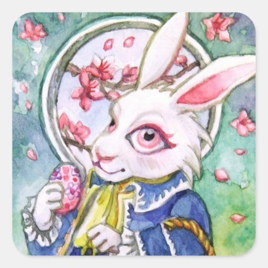 Pasen Bunny Sticker (Voorkant)