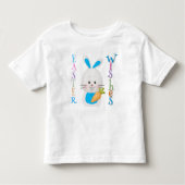 Pasen Bunny Toddler T-Shirt (Voorkant)